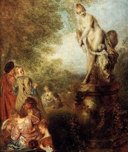 The Festival Of Love (detail) — Jean-antoine Watteau