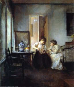New England Interior — Edmund Charles Tarbell