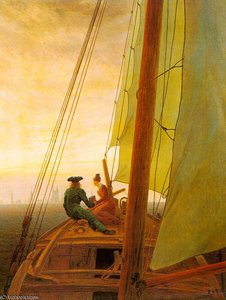 Egy Hajó Fedélén — Friedrich Caspar David