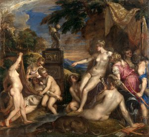 Diana Und Callisto — Tizian Ramsay Peale Ii
