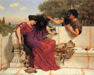 The Old Old Story — R.b.a John William Godward