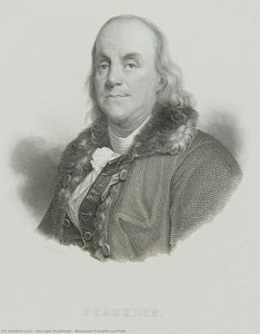 Benjamin Franklin Portrait — Georges Duplessis