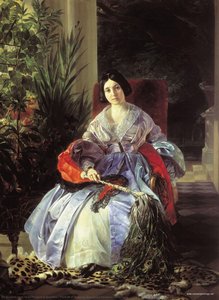 Portrait Of Princess Elezabeta Pavlovna Saltykova — Karl Pavlovich Bryullov