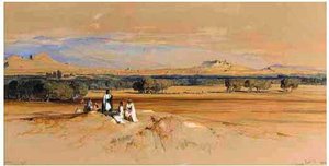 A Distant View Of Athens — Edward Lear