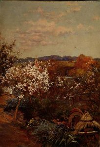 In The Schoolmaster's Garden At Abinger Hammer — Edward Wilkins Waite