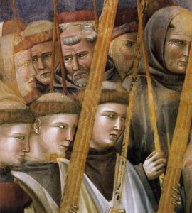 Legenden Om Sankt Frans: 22. Verifieringen Av Stigmata (detalj) — Giotto Di Bondone
