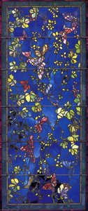 Butterflies And Foliage 1 — John La Farge