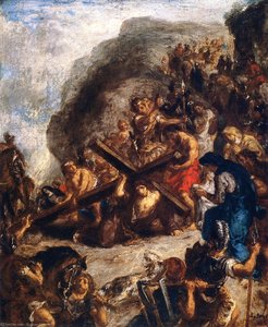 La Route Du Calvaire — Eugène Delacroix