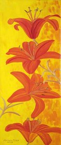 Red Lilies — Michele Elizabeth Field