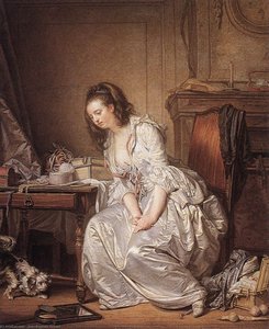 El Espejo Roto — Jean-baptiste Greuze