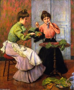 The New Hat (also Known As Milliners) — Federico Zandomeneghi