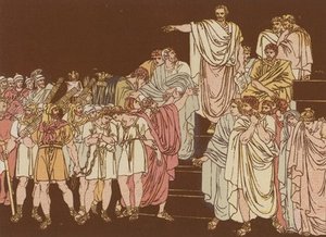 Brutus Condemning His Sons To Death — Bartolomeo Pinelli