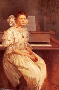 Portrait Of Milada Cerny — Alfons Maria Mucha