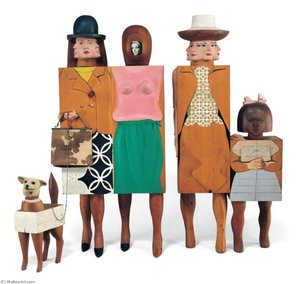 Women And Dog — Marisol Escobar