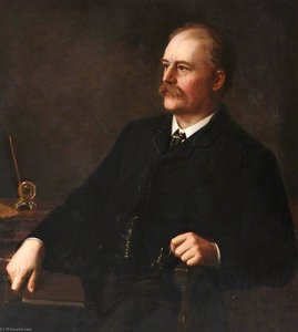 John Allen Brown (1833–1903), Frgs, First Chairman Of The Ealing Free Library — Barnett Samuel Marks