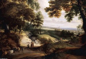 Wooded Landscape — Jacques D' Arthois