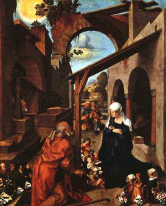 La Nativite, Baumgrtner Altarpiece — Albrecht Dürer