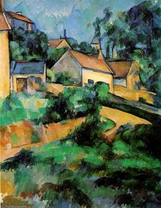 Turning Road At Montgeroult,1899, Coll.whitney,ny — Paul Cézanne
