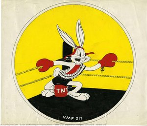 Vmf-217 Squadron Insignia Artwork - Wwii Era — Leon Schlesinger Productions