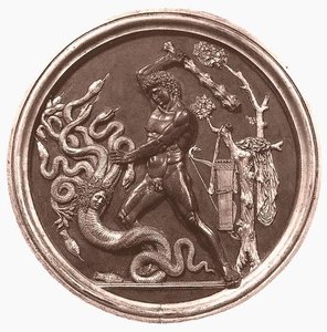 Herkulis Ir Lerneanų Hidra — Pier Jacopo Alari Bonacolsi (antico)
