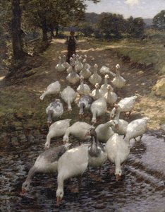The Watersplash — Henry Herbert La Thangue