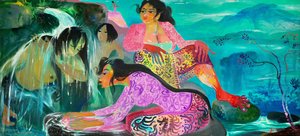 Bathing At The Spring — Hendra Aprida Gunawan