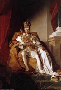 Emperor Franz I Of Austria In His Coronation Robes — Friedrich Ritter Von Amerling