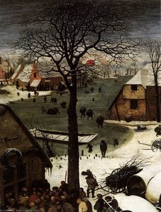 O Censo De Belém (detalhe) — Pieter Bruegel O Velho