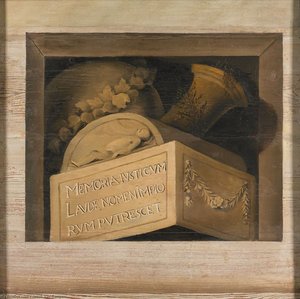Itas Still Life With A Stone Tomb — Jacob Van Campen
