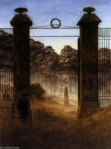 Entrada Al Cementerio — Caspar David Friedrich