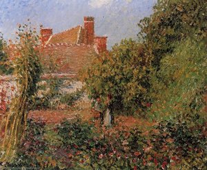 Orto A Eragny, Pomeriggio — Camille Pissarro