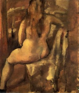 Seated Nude — Julius Mordecai Pincas