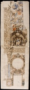 Project For The Decoration Of A Church — Francisco Ricci De Guevara