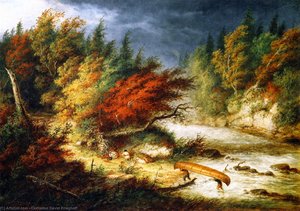 Taking Shelter From The Storm — Cornelius David Krieghoff