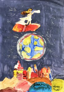 Flying On Books — Anastasia Papavlasopoulou