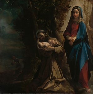 The Vision Of Saint Francis Of Assisi, Ludovico Carracci, 1583 - 1585 — Ludovico Carracci