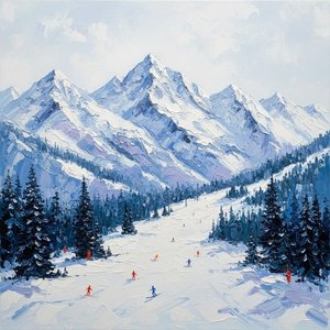 Monolithic Peaks In Silent Descent With Crimson Echoes Of Solitude — Christian Noiret