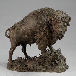 Elk Buffalo — Henry Merwin Shrady