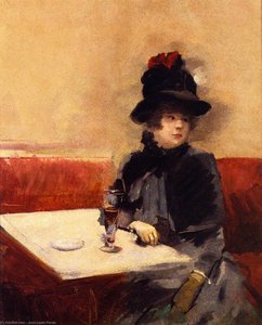 Woman In A Café — Jean Louis Forain