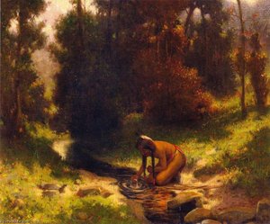 Indian Drinking — Eanger Irving Couse