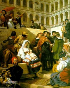 Raphael And Pope Leo X — Emile Jean Horace Vernet