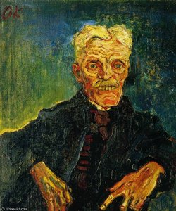 Vieux Monsieur Exposition Nazie Art Dégénéré — Oskar Kokoschka
