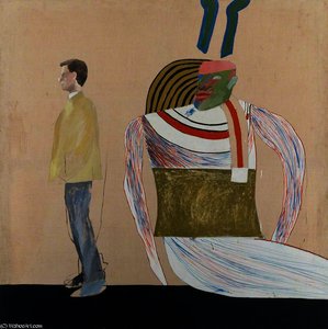 Man In A Museum (or You're In The Wrong Movie) — David Hockney