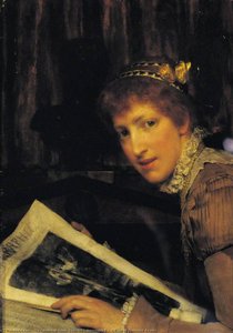 Interrupted – A Type Of Feminine Beauty — Lourens Alma Tadema