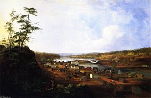 Oregon City On The Willamette River — Джон Мікс Стенлі