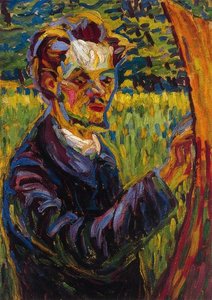 Portrait Of The Painter Erich Heckel — Ernst Ludwig Kirchner