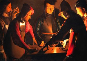 Die Würfelspieler — Georges De La Tour