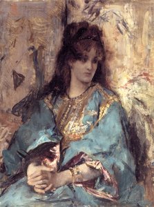 A Woman Seated In Oriental Dress — Alfred Stevens