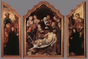 Triptych Of The Entombment — Maerten Van Heemskerck