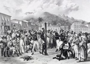 Public Punishments In The Place Ste. Anne — Johann Moritz Rugendas